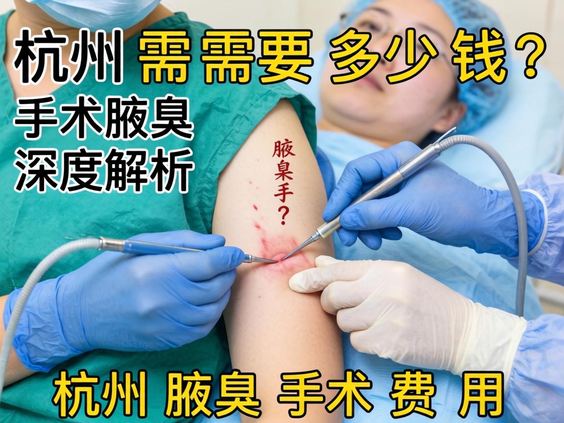 杭州腋臭手术需要多少钱？深度解析杭州腋臭手术费用