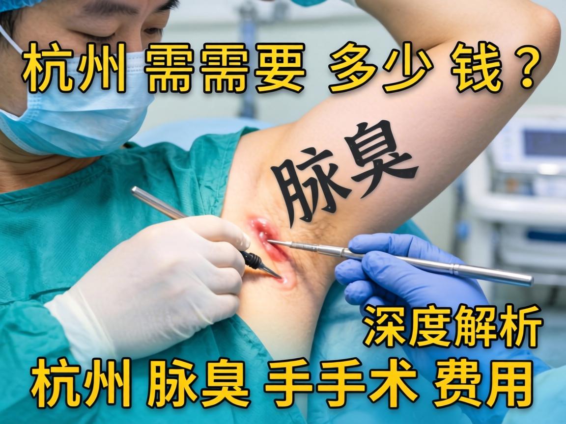 杭州腋臭手术需要多少钱？深度解析杭州腋臭手术费用
