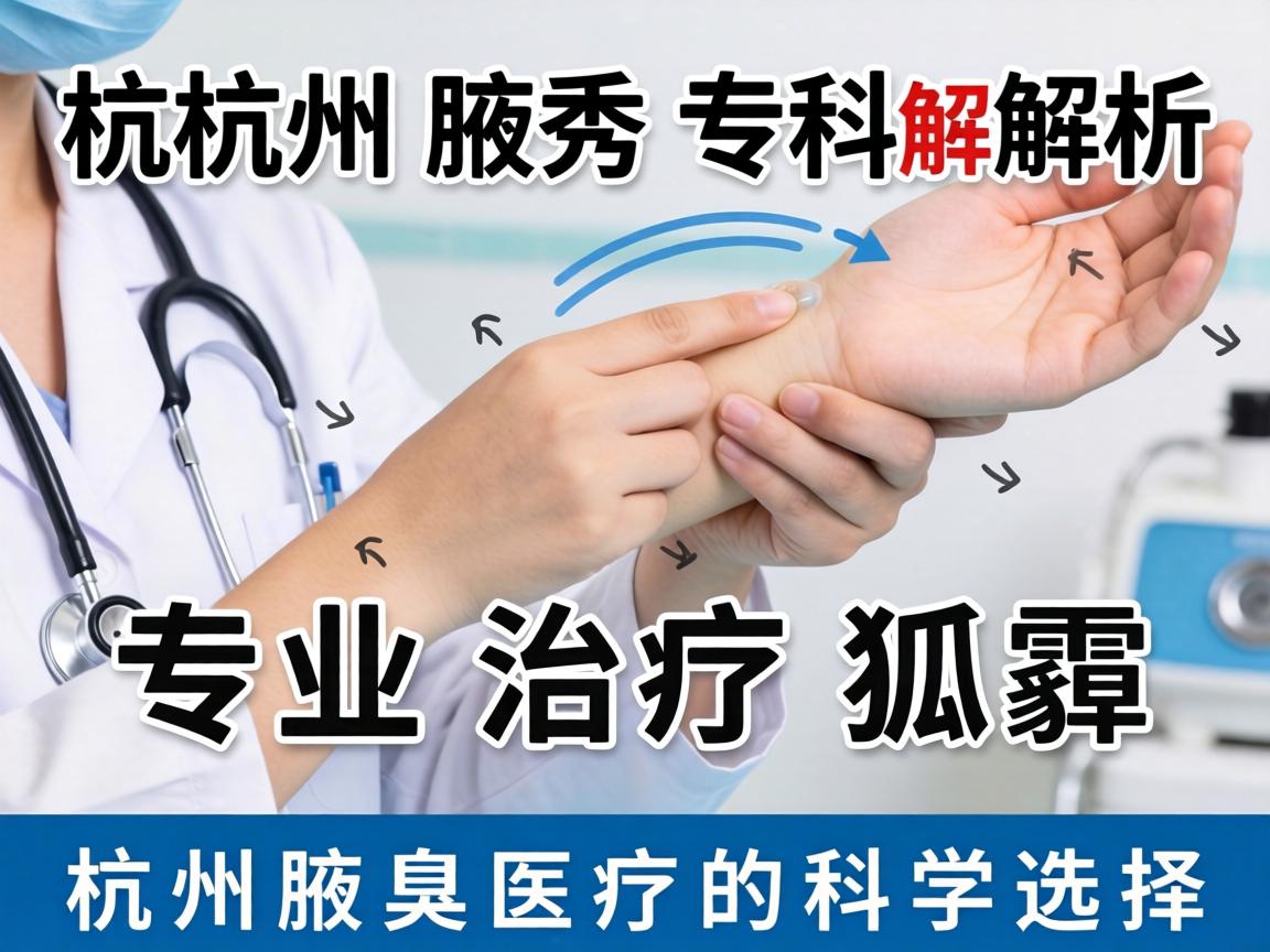 杭州腋秀专科解析，专业治疗狐臭，杭州腋臭医疗的科学选择