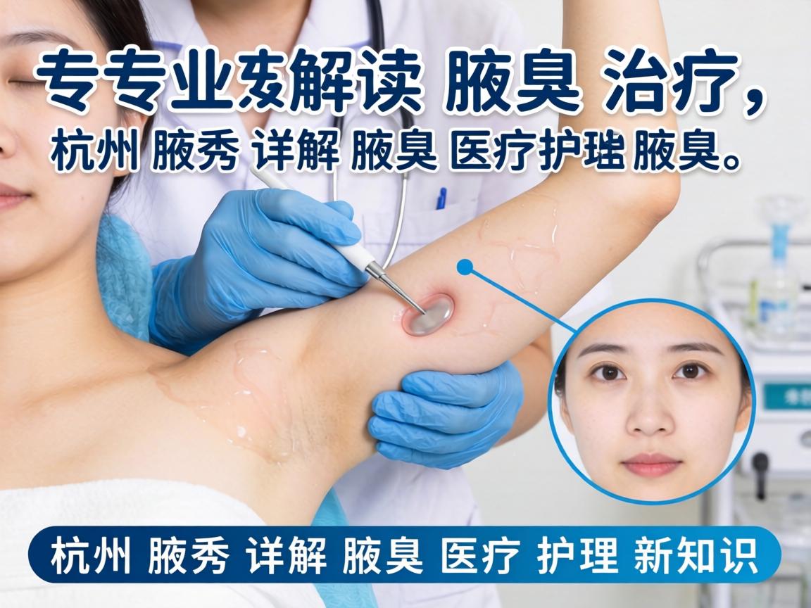 专业解读腋臭治疗，杭州腋秀详解腋臭医疗护理新知识