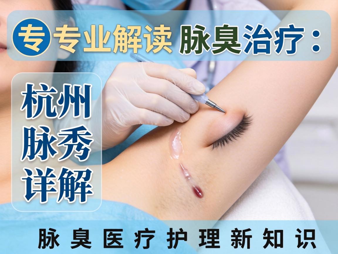 专业解读腋臭治疗，杭州腋秀详解腋臭医疗护理新知识