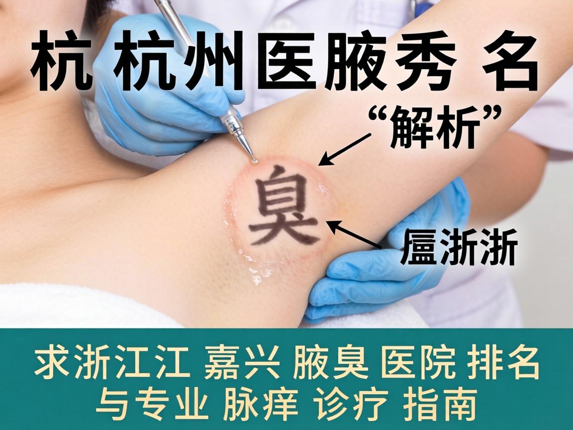 杭州腋秀解析，浙江嘉兴腋臭医院排名与专业腋臭诊疗指南