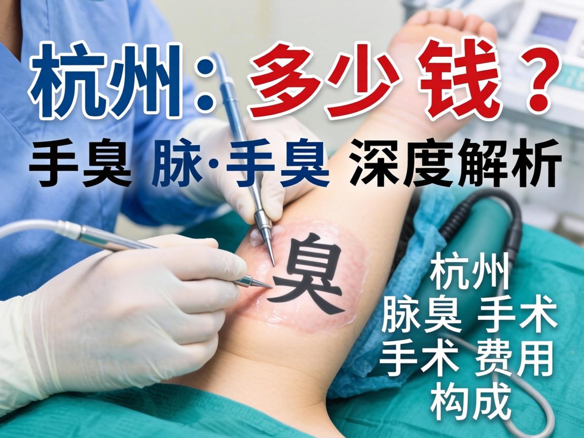 杭州腋臭手术多少钱？深度解析杭州腋臭手术费用构成