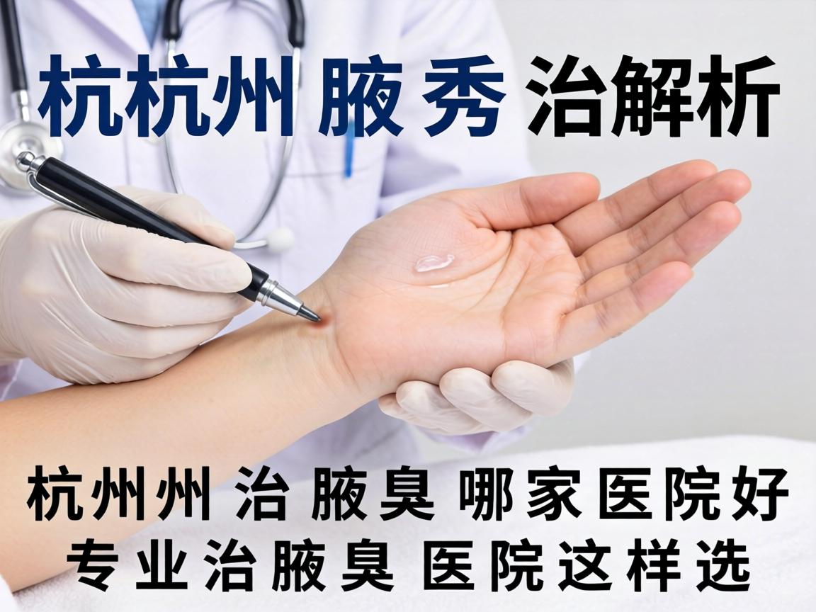 杭州腋秀解析，杭州治腋臭哪家医院好，专业治腋臭医院这样选