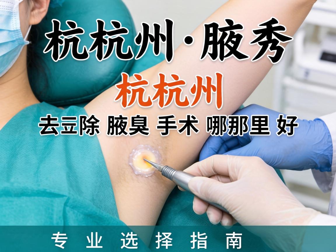 杭州腋秀解析，杭州去除腋臭手术哪里好，专业选择指南