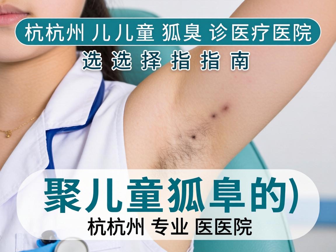 杭州儿童狐臭诊疗医院选择指南，聚焦儿童狐臭的杭州专业医院