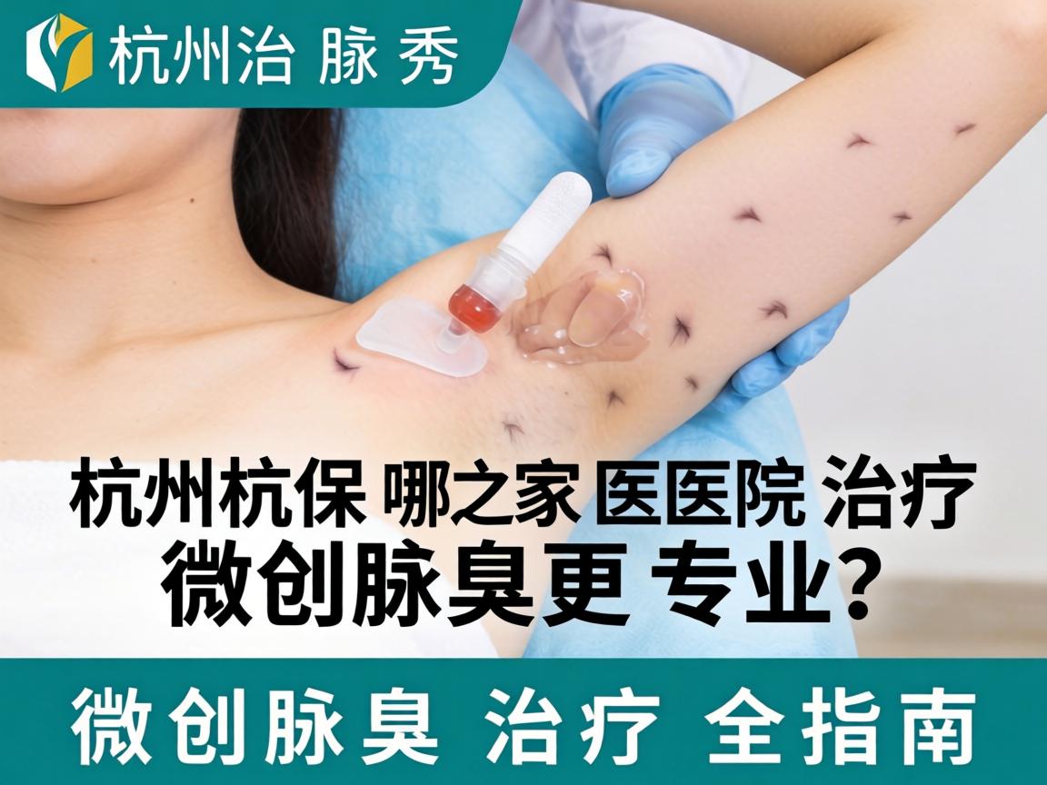 杭州腋秀解析，杭州哪家医院治疗微创腋臭更专业？微创腋臭治疗全指南