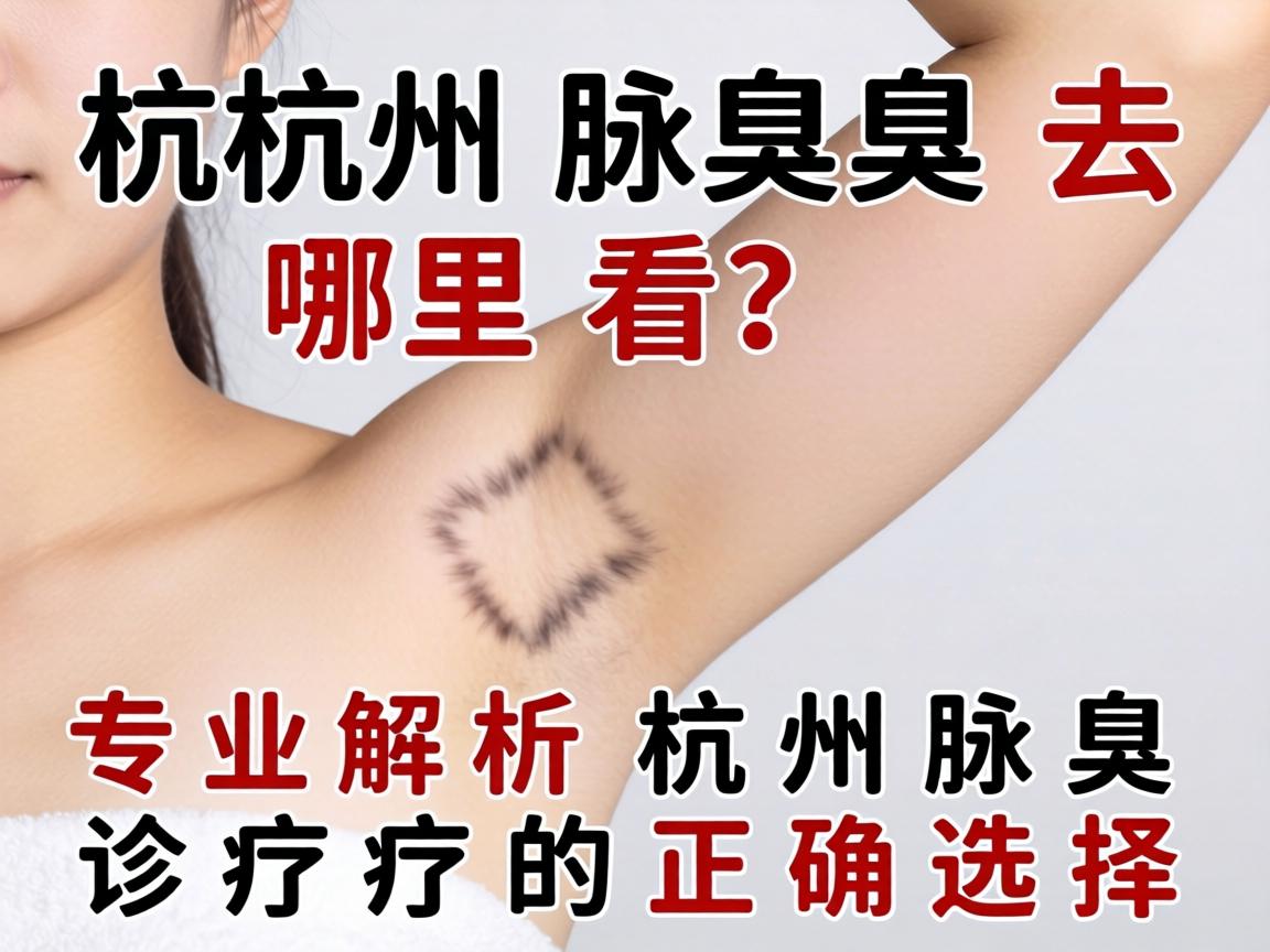杭州腋臭去哪里看？专业解析杭州腋臭诊疗的正确选择