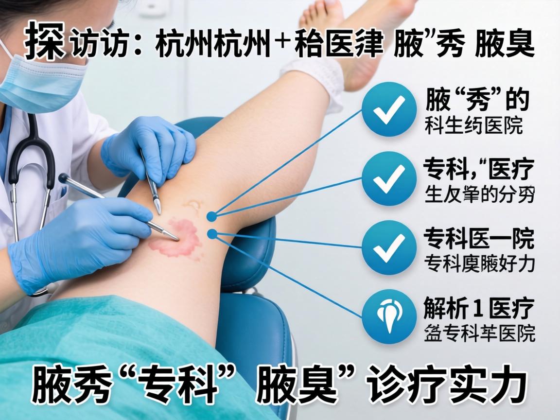 探访杭州腋秀腋臭专科医院，解析腋秀专科的腋臭诊疗实力