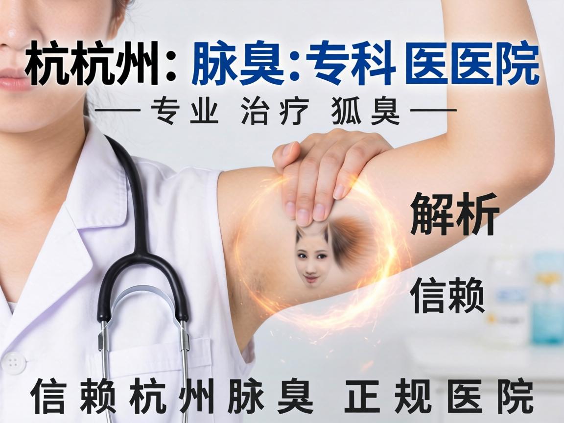 杭州腋臭专科医院解析，专业治疗狐臭，信赖杭州腋臭正规医院