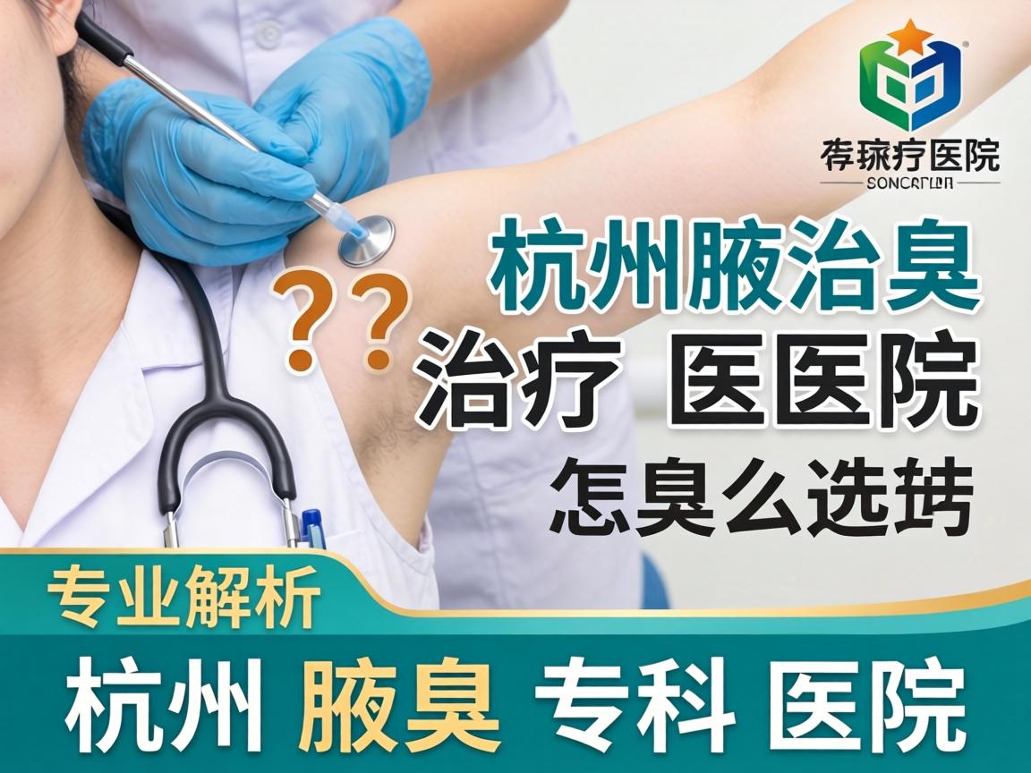 杭州腋臭治疗医院怎么选？专业解析杭州腋臭专科医院