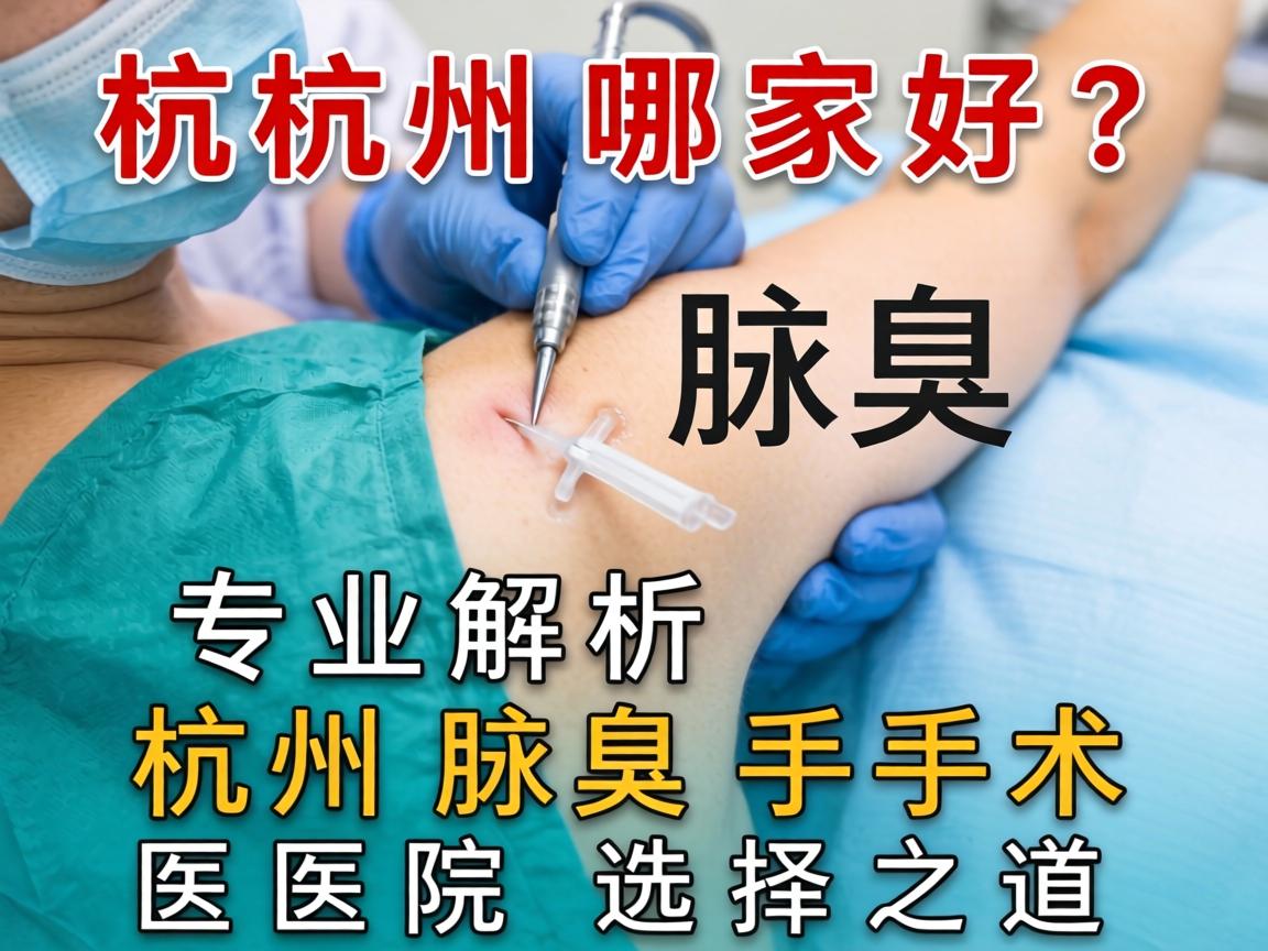 杭州腋臭手术哪家好？专业解析杭州腋臭手术医院选择之道