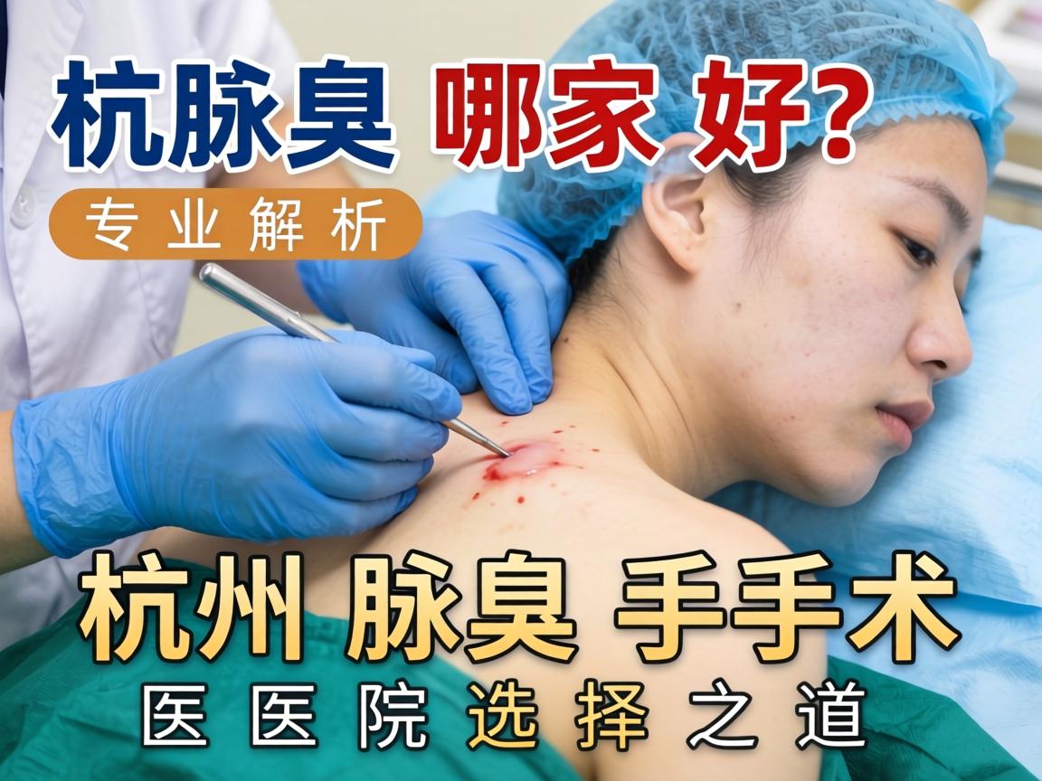 杭州腋臭手术哪家好？专业解析杭州腋臭手术医院选择之道