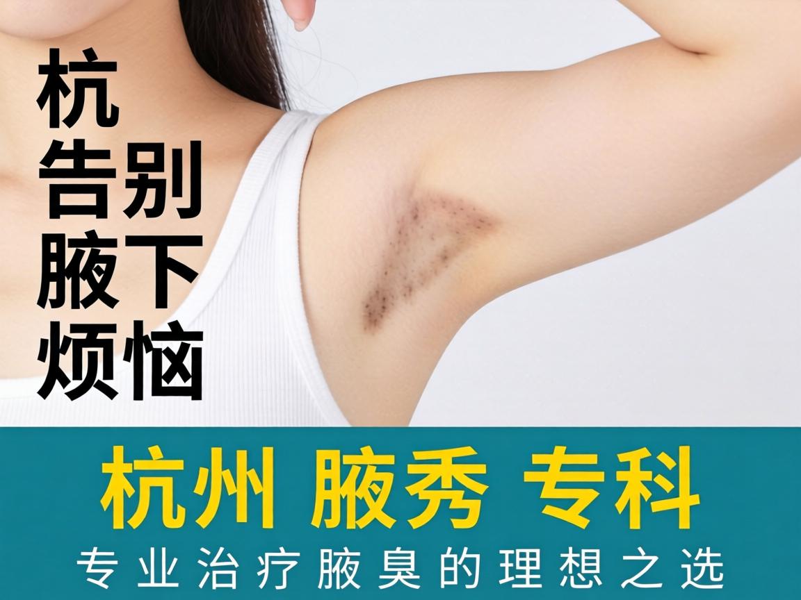 告别腋下烦恼，杭州腋秀专科，专业治疗腋臭的理想之选