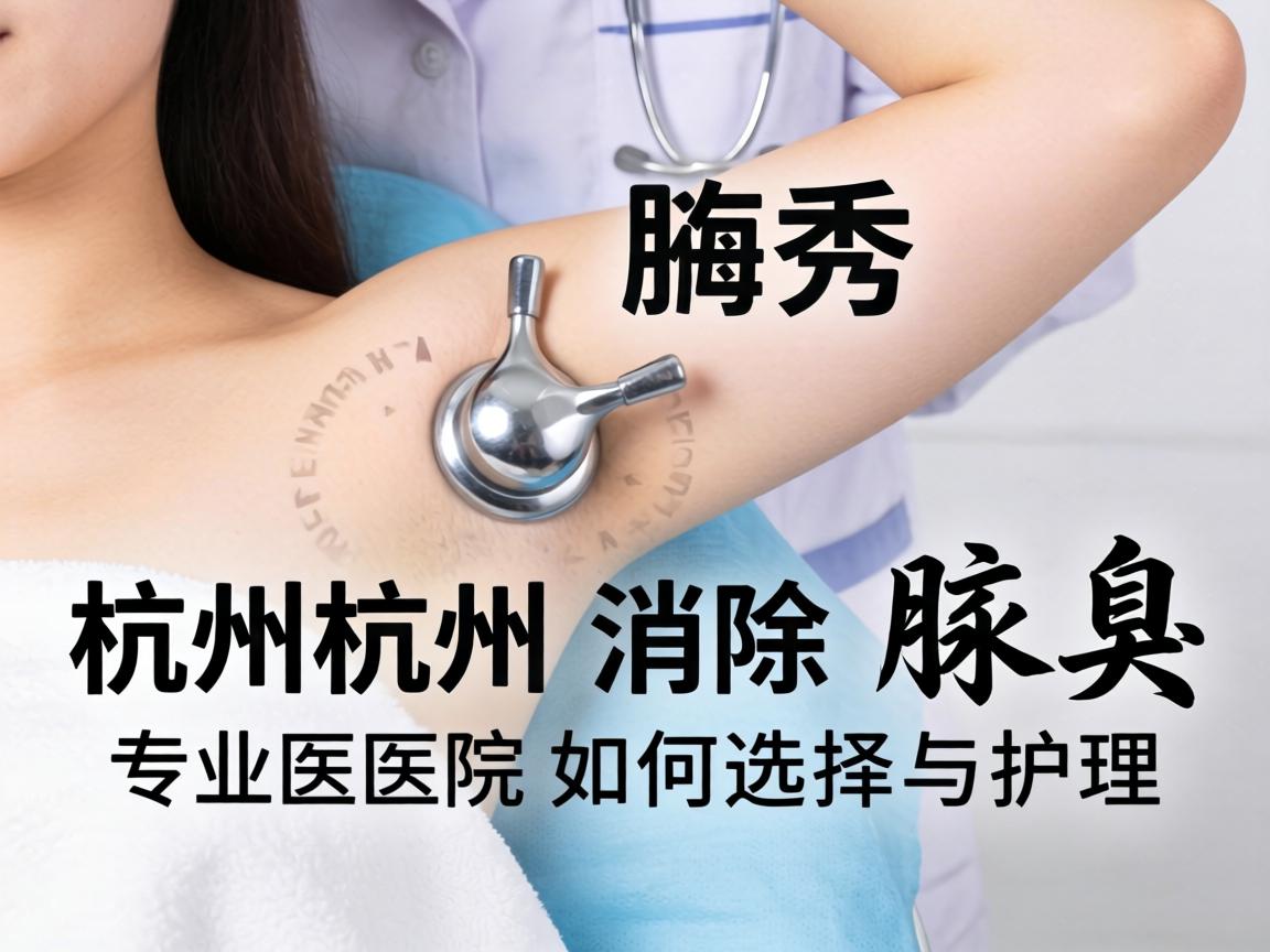 杭州腋秀解析，杭州消除腋臭，专业医院如何选择与护理