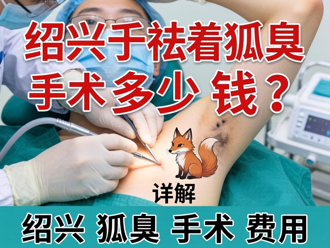 绍兴祛狐臭手术多少钱？详解绍兴狐臭手术费用