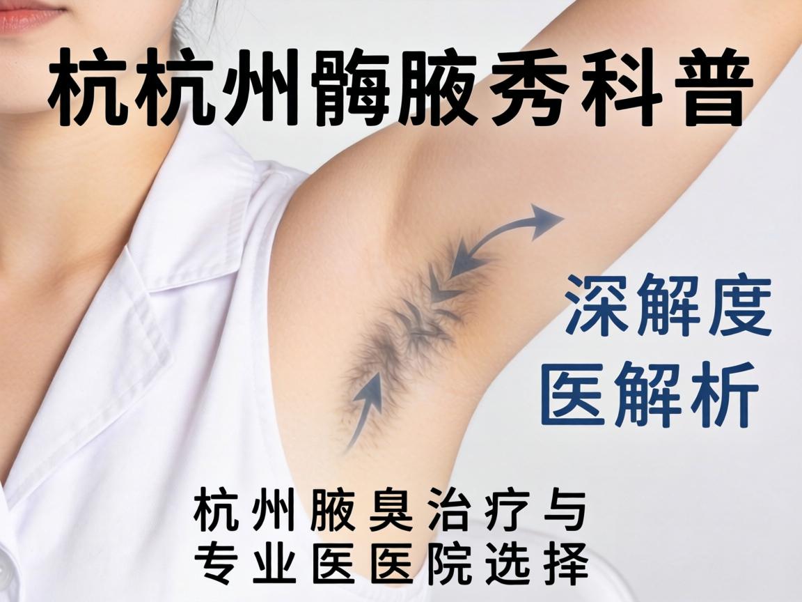 杭州腋秀科普，深度解析杭州腋臭治疗与专业医院选择