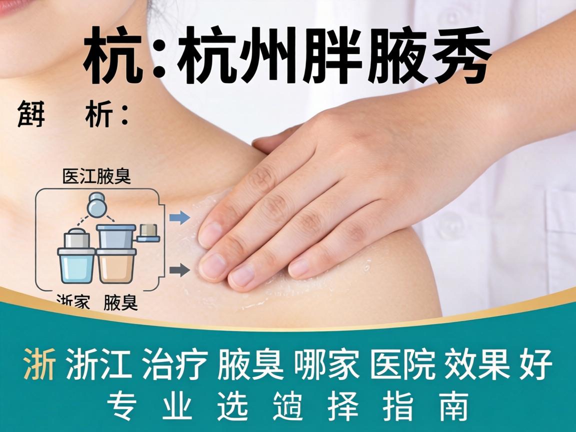 杭州腋秀解析，浙江治疗腋臭哪家医院效果好？专业选择指南
