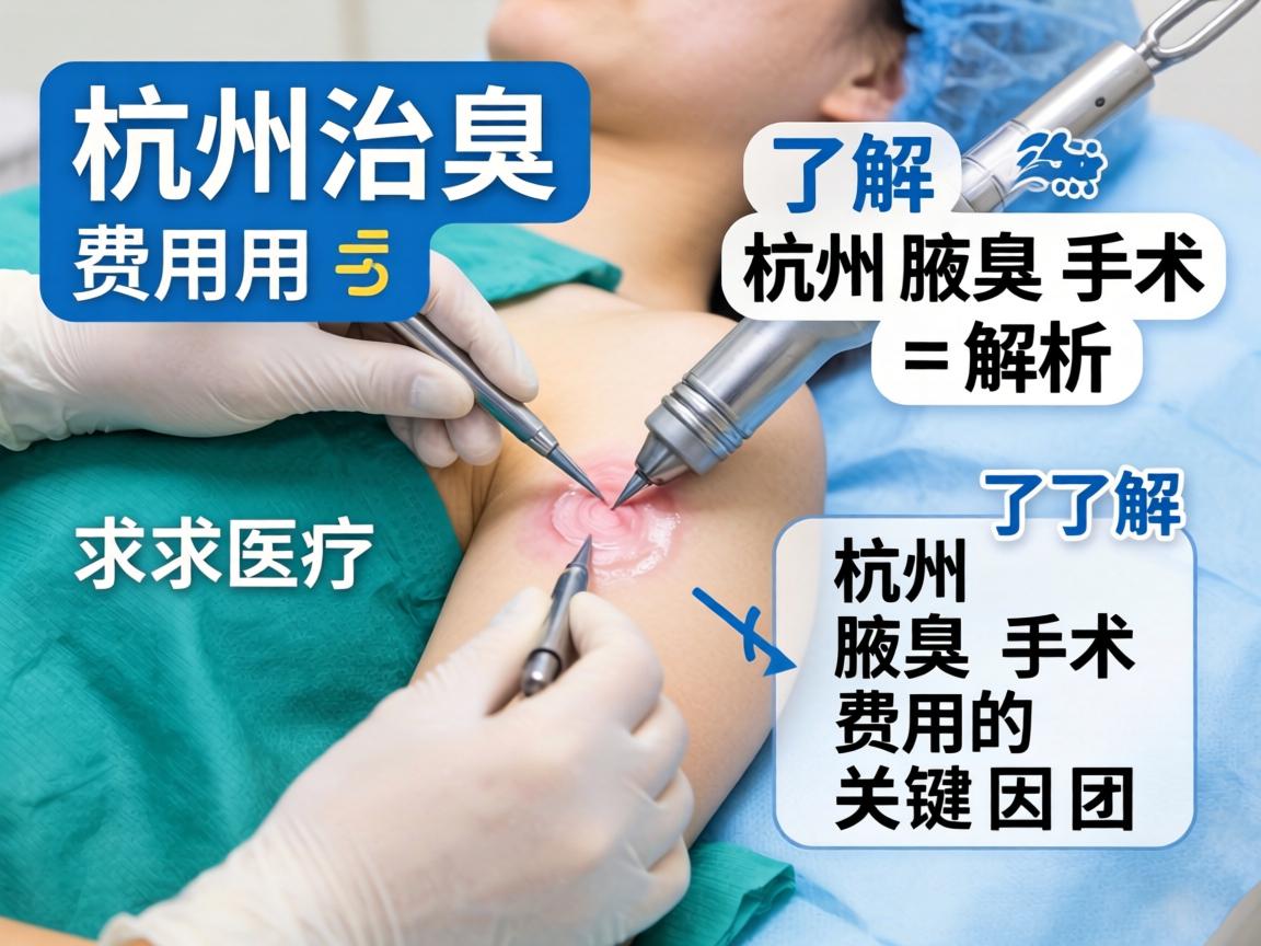 杭州腋臭手术费用解析，了解杭州腋臭手术费用的关键因素