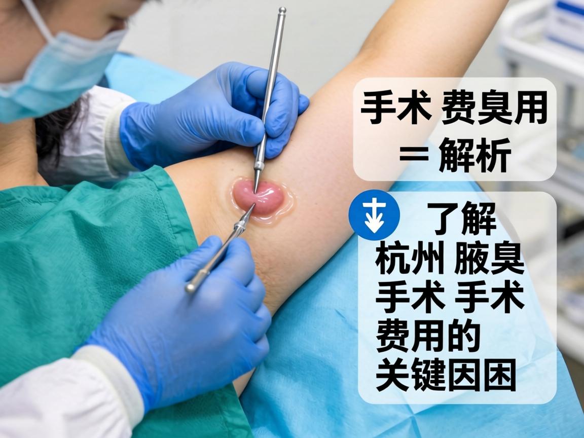 杭州腋臭手术费用解析，了解杭州腋臭手术费用的关键因素