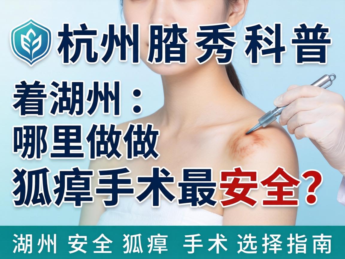 杭州腋秀科普，在湖州哪里做狐臭手术最安全？湖州安全狐臭手术选择指南