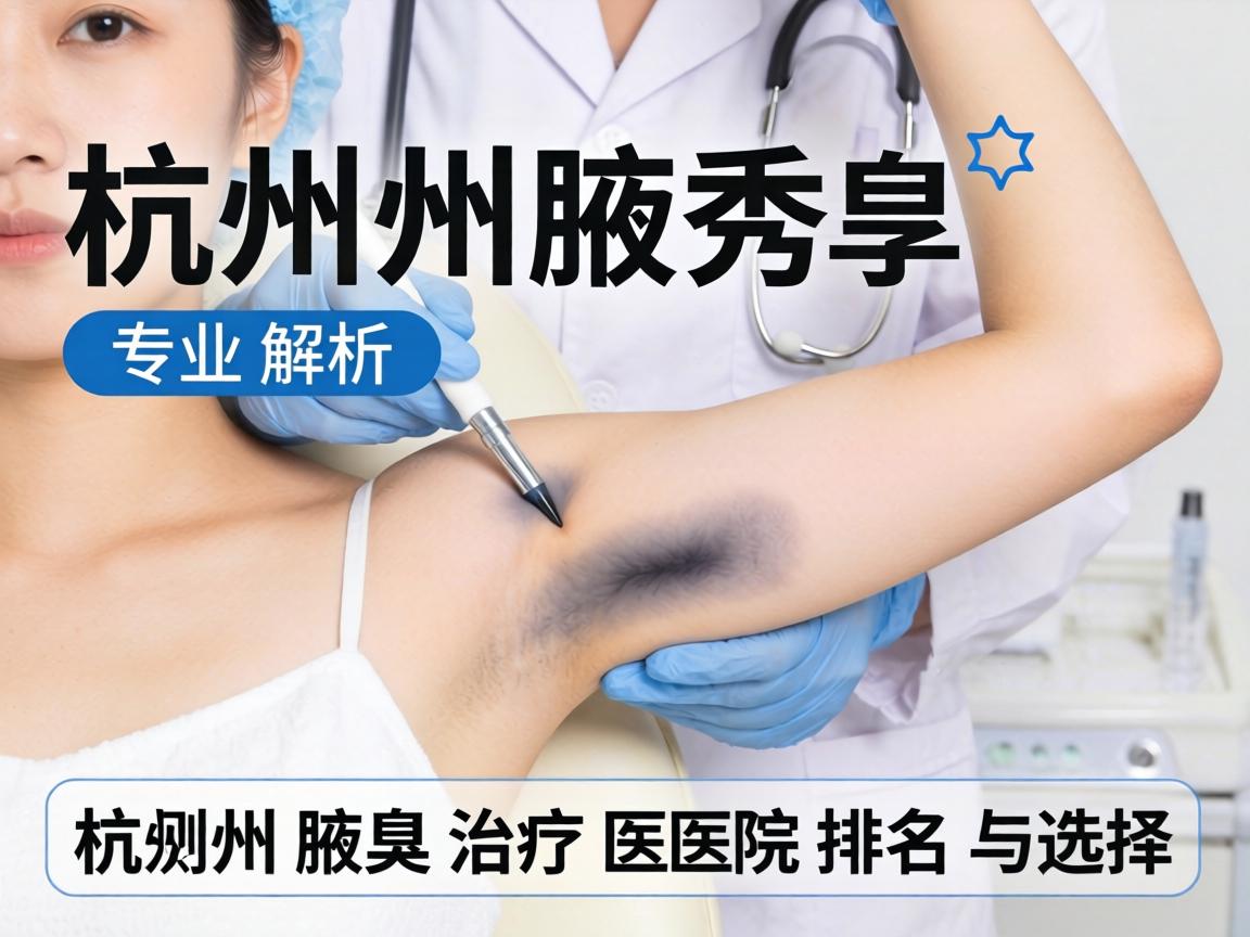 杭州腋秀解析，专业视角下的杭州腋臭治疗医院排名与选择
