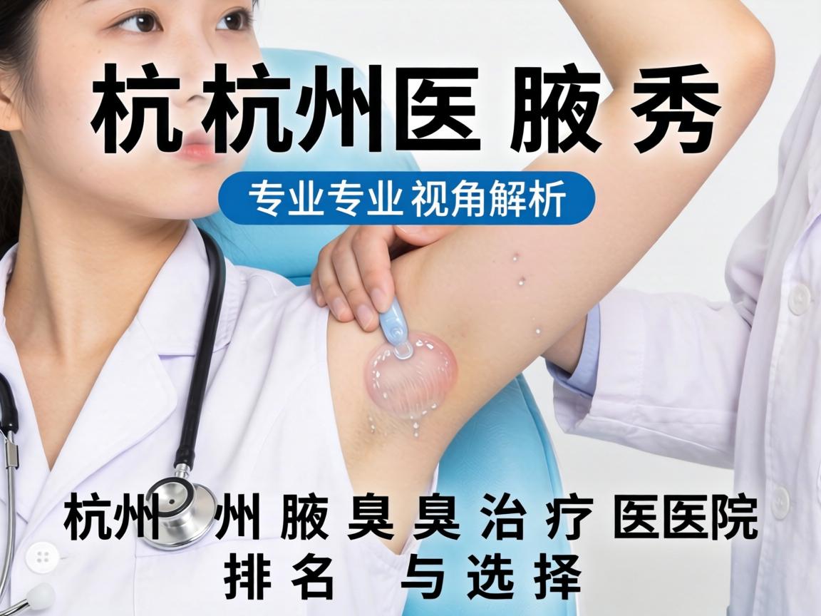 杭州腋秀解析，专业视角下的杭州腋臭治疗医院排名与选择