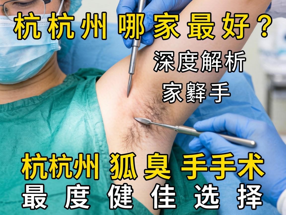 杭州狐臭手术哪家最好？深度解析杭州狐臭手术最佳选择