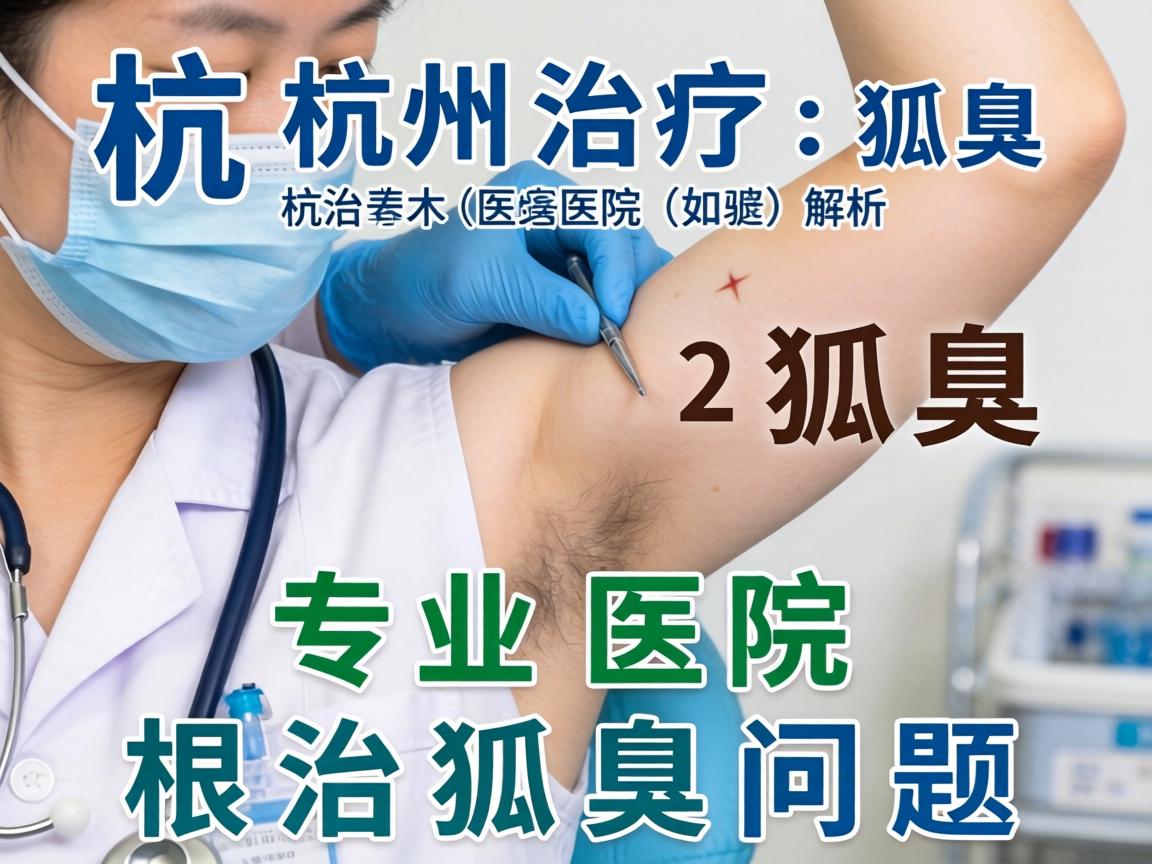 杭州治疗狐臭医院解析，专业医院如何根治狐臭问题