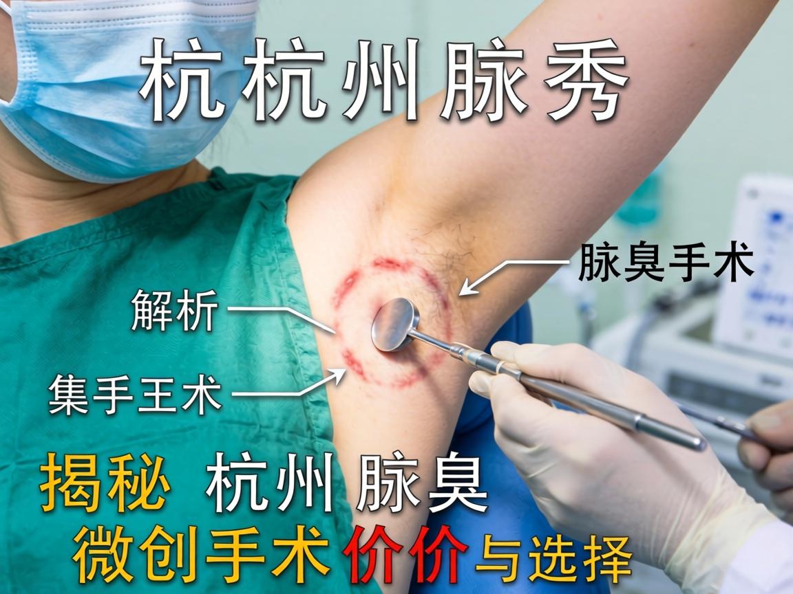 杭州腋秀解析腋臭手术，揭秘杭州腋臭微创手术价格与选择