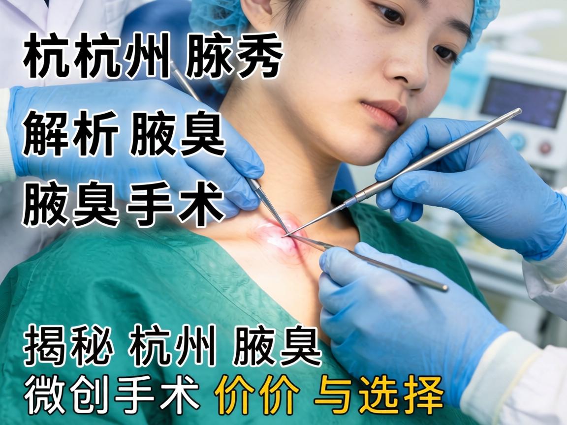 杭州腋秀解析腋臭手术，揭秘杭州腋臭微创手术价格与选择