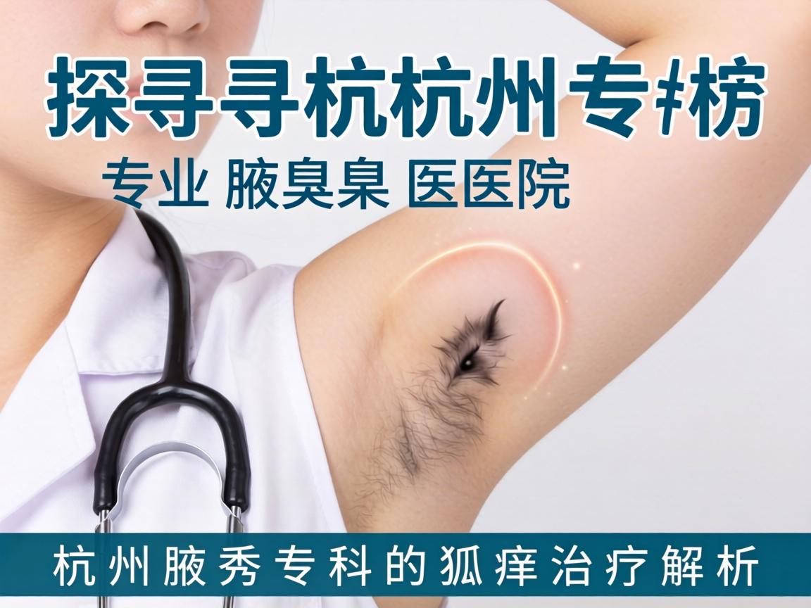 探寻杭州专业腋臭医院，杭州腋秀专科的狐臭治疗解析