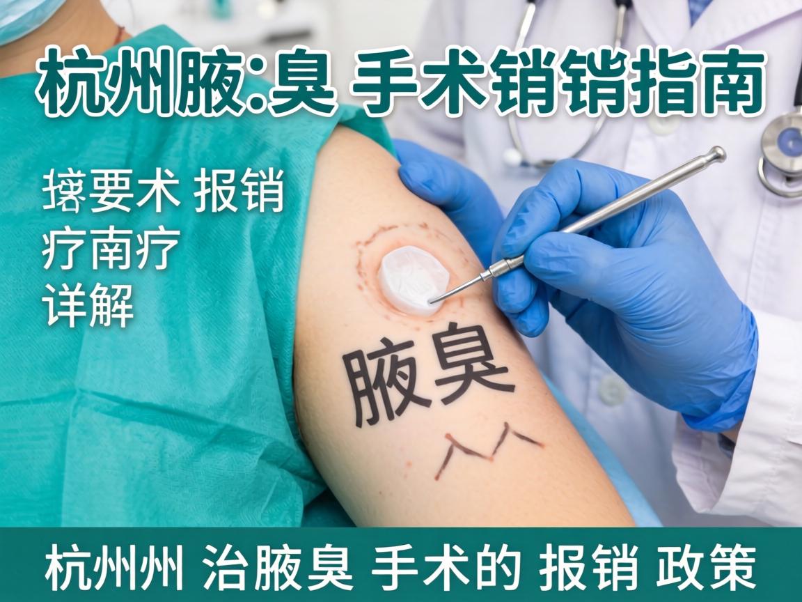 杭州腋臭手术报销指南，详解杭州治腋臭手术的报销政策