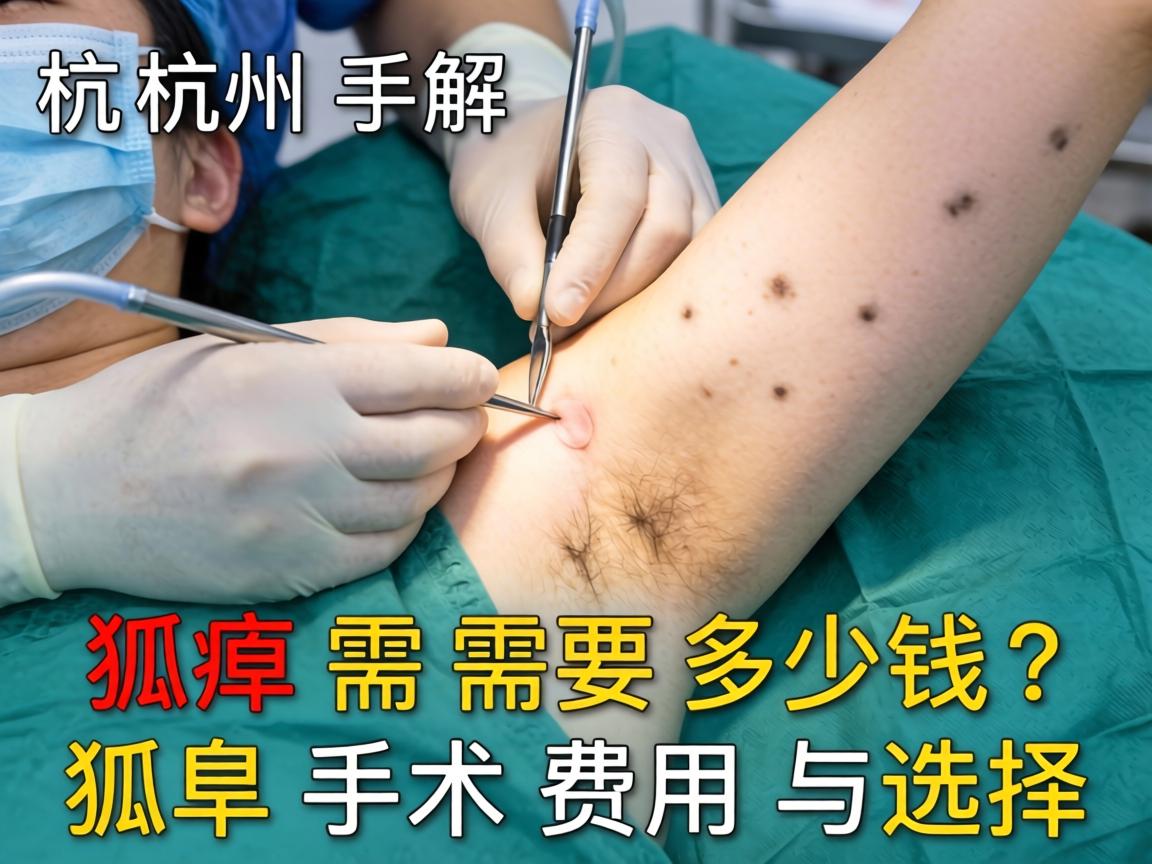 杭州手术狐臭需要多少钱？详解狐臭手术费用与选择