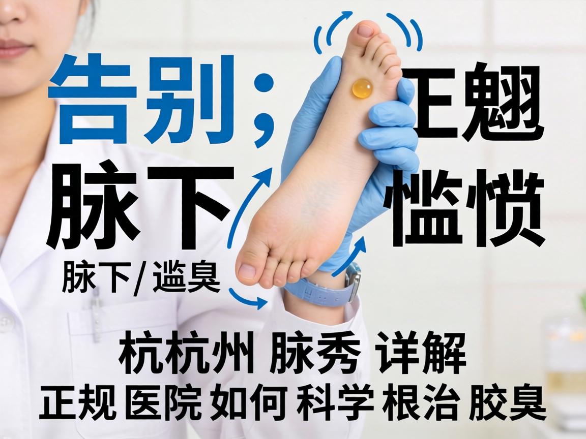 告别腋下尴尬，杭州腋秀详解，正规医院如何科学根治腋臭