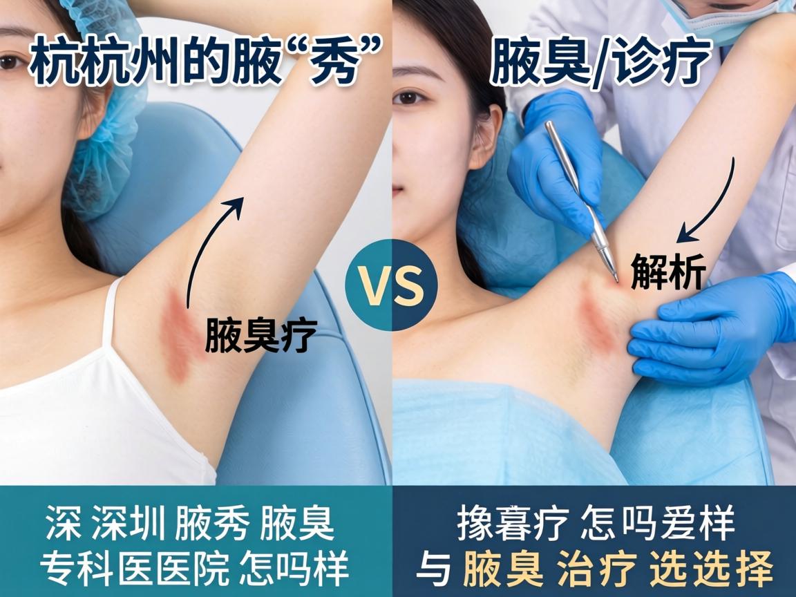 杭州腋秀解析腋臭诊疗，对比深圳腋秀腋臭专科医院怎么样与腋臭治疗选择