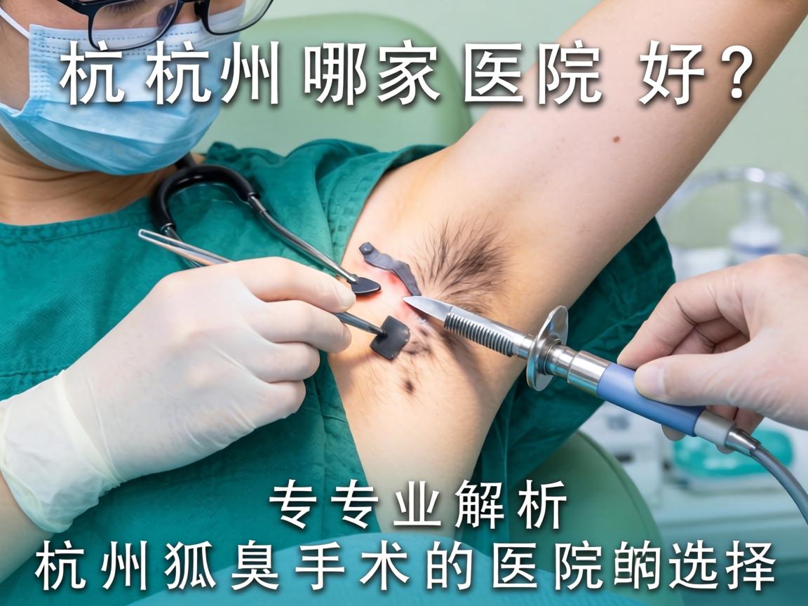 杭州狐臭手术哪家医院好？专业解析杭州狐臭手术的医院选择