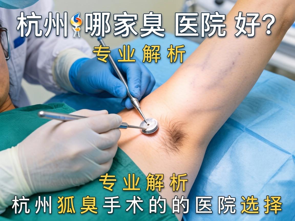 杭州狐臭手术哪家医院好？专业解析杭州狐臭手术的医院选择