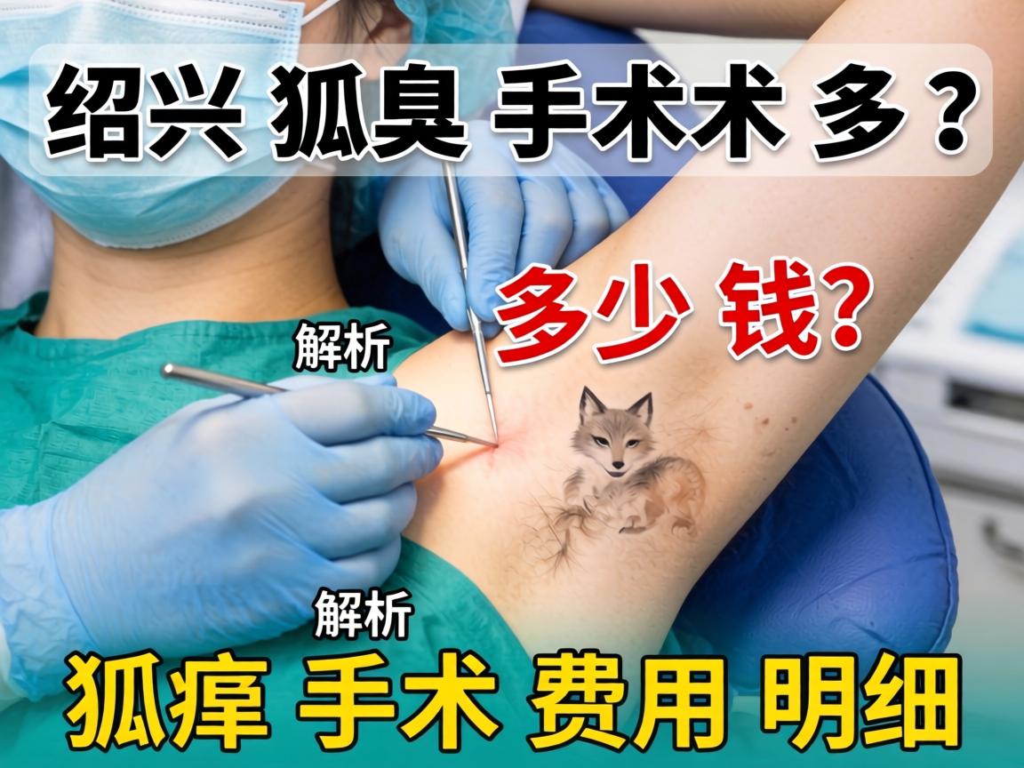 绍兴狐臭手术多少钱？解析狐臭手术费用明细