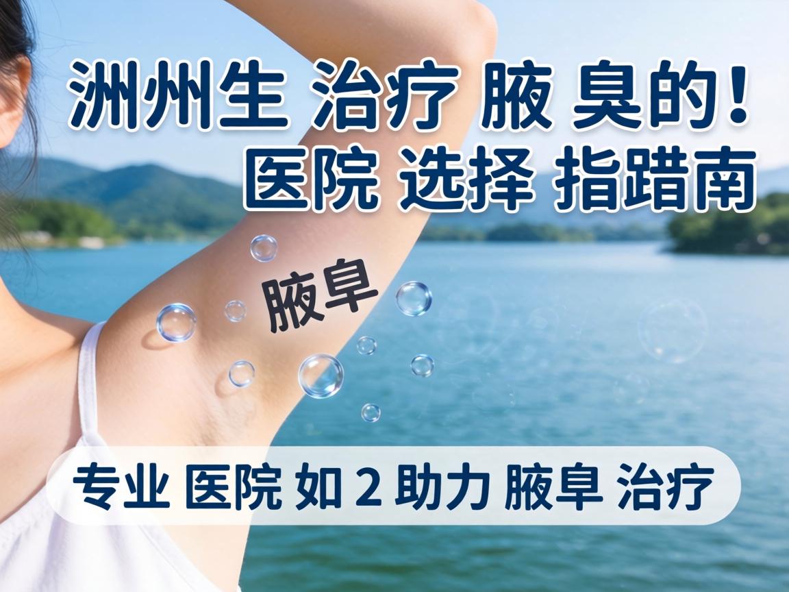 湖州治疗腋臭的医院选择指南，专业医院如何助力腋臭治疗