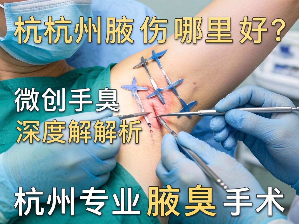 杭州腋臭微创手术哪里好？深度解析杭州专业腋臭手术