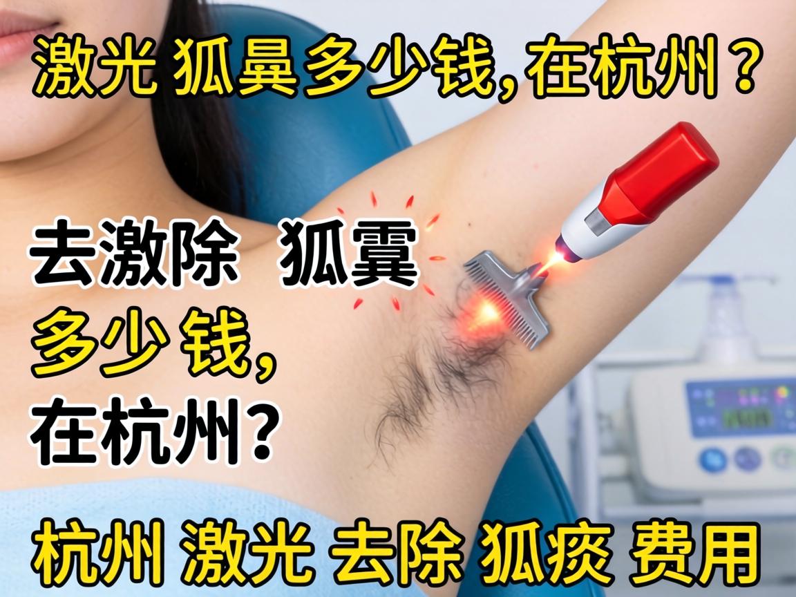 激光去除狐臭多少钱在杭州？详解杭州激光去除狐臭费用