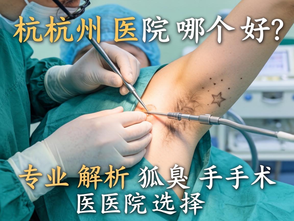 杭州狐臭手术医院哪个好？专业解析狐臭手术医院选择