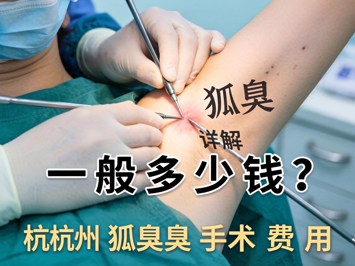 杭州狐臭手术一般多少钱？详解杭州狐臭手术费用
