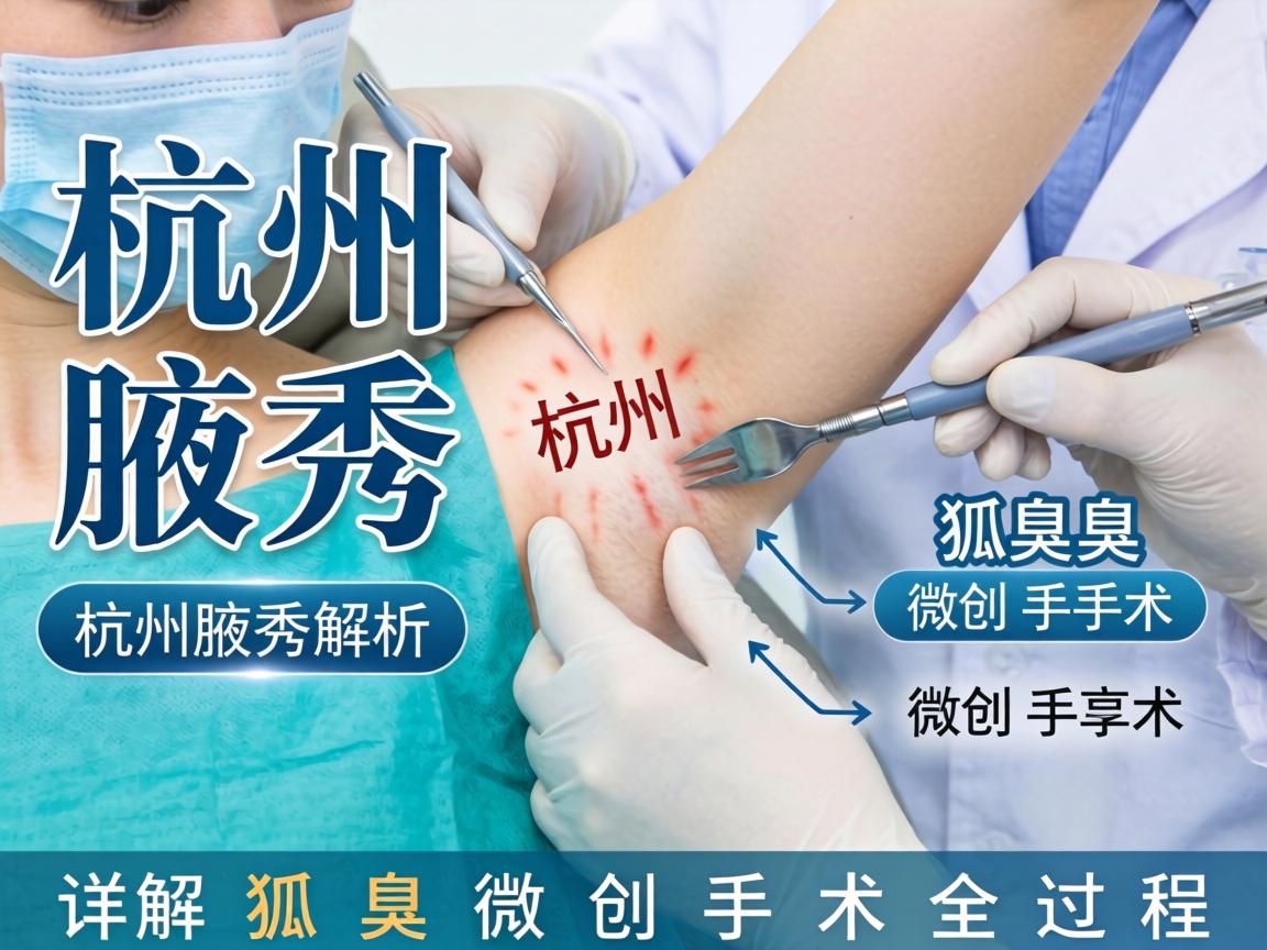 杭州腋秀解析，杭州狐臭微创手术，详解狐臭微创手术全过程