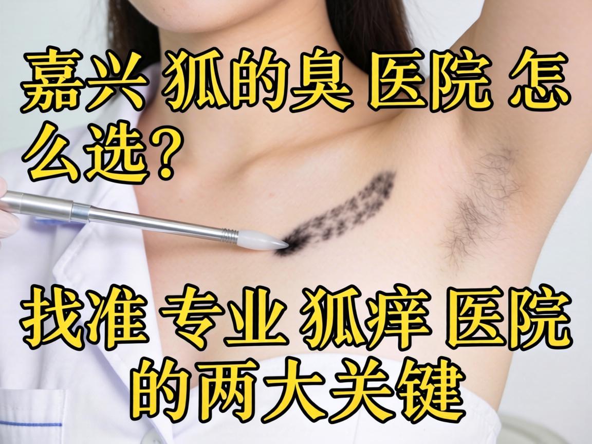 嘉兴狐臭医院怎么选？找准专业狐臭医院的两大关键
