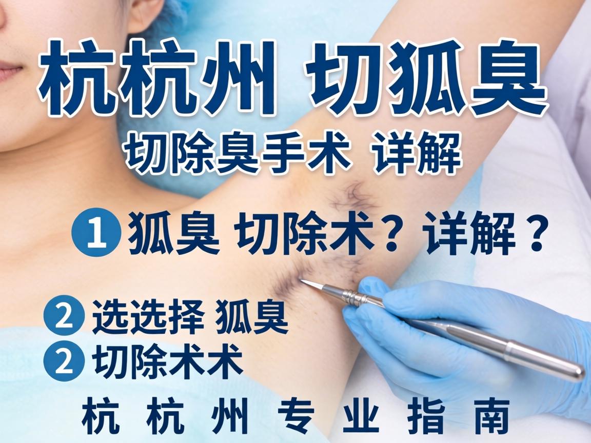 杭州狐臭切除术详解，选择狐臭切除术的杭州专业指南