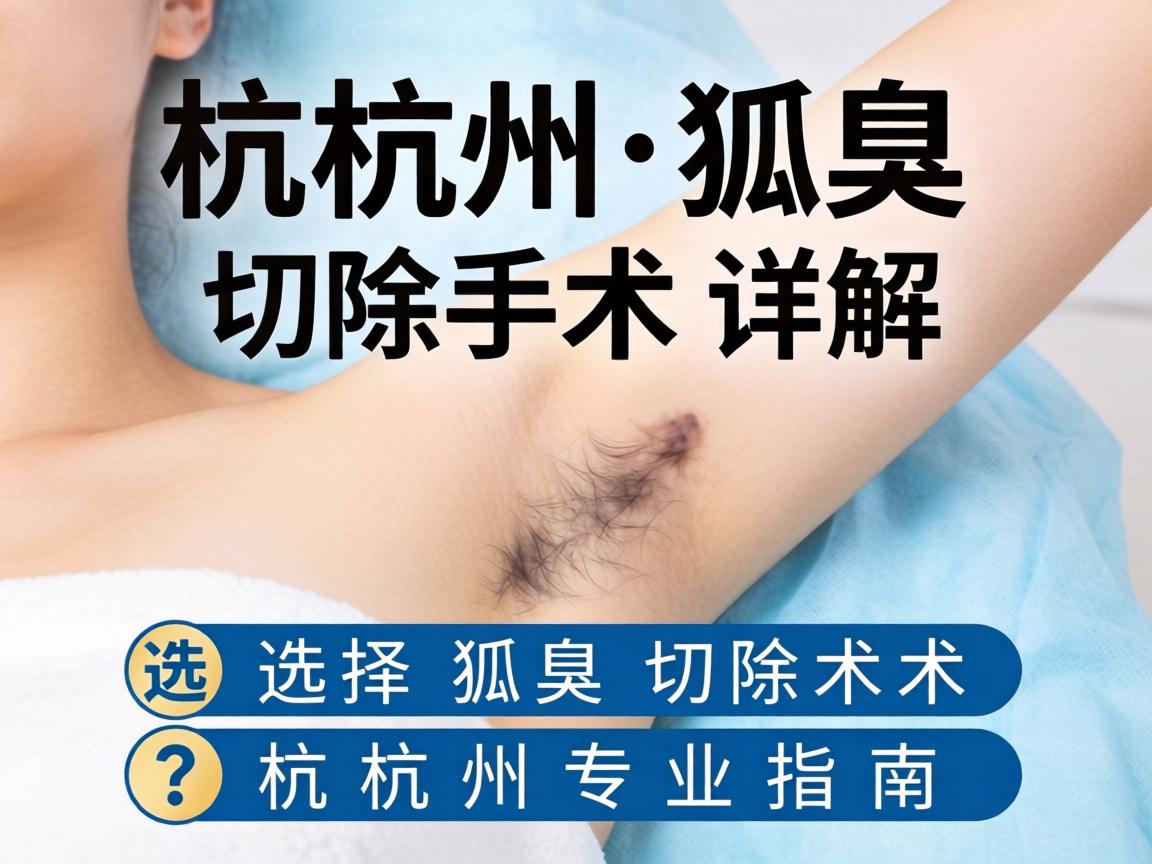 杭州狐臭切除术详解，选择狐臭切除术的杭州专业指南