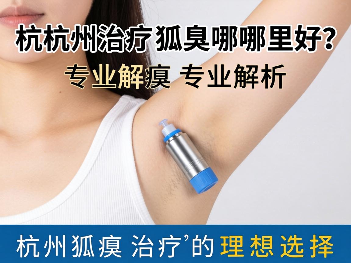 杭州治疗狐臭哪里好？专业解析杭州狐臭治疗的理想选择