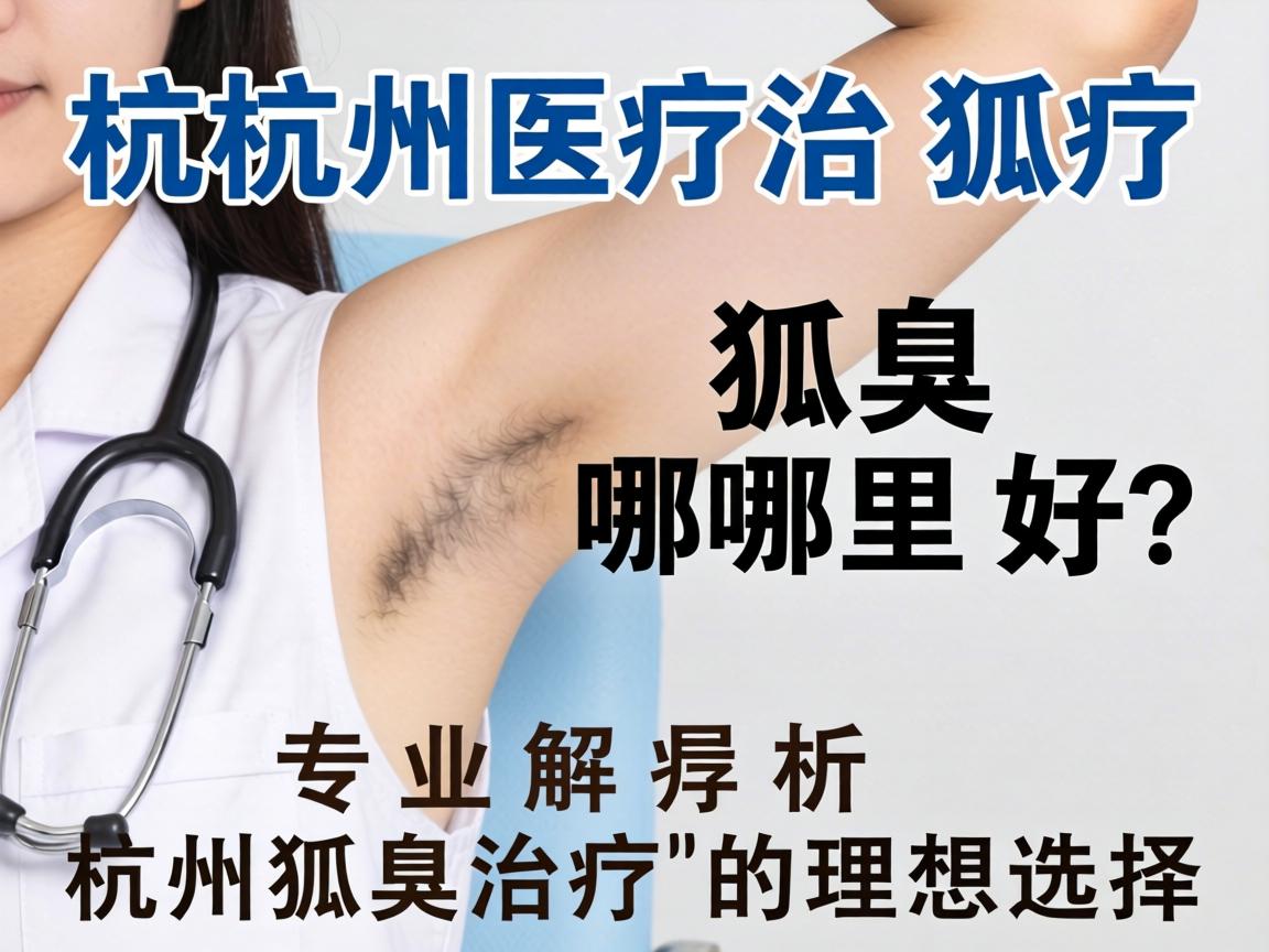 杭州治疗狐臭哪里好？专业解析杭州狐臭治疗的理想选择
